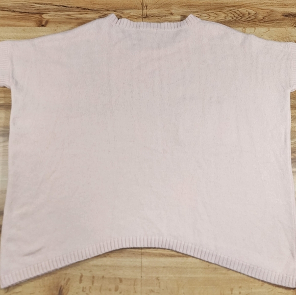 Sundance Size M Lagenlook Knit Pullover Sweater Wool Blend Light Pink - Picture 10 of 10